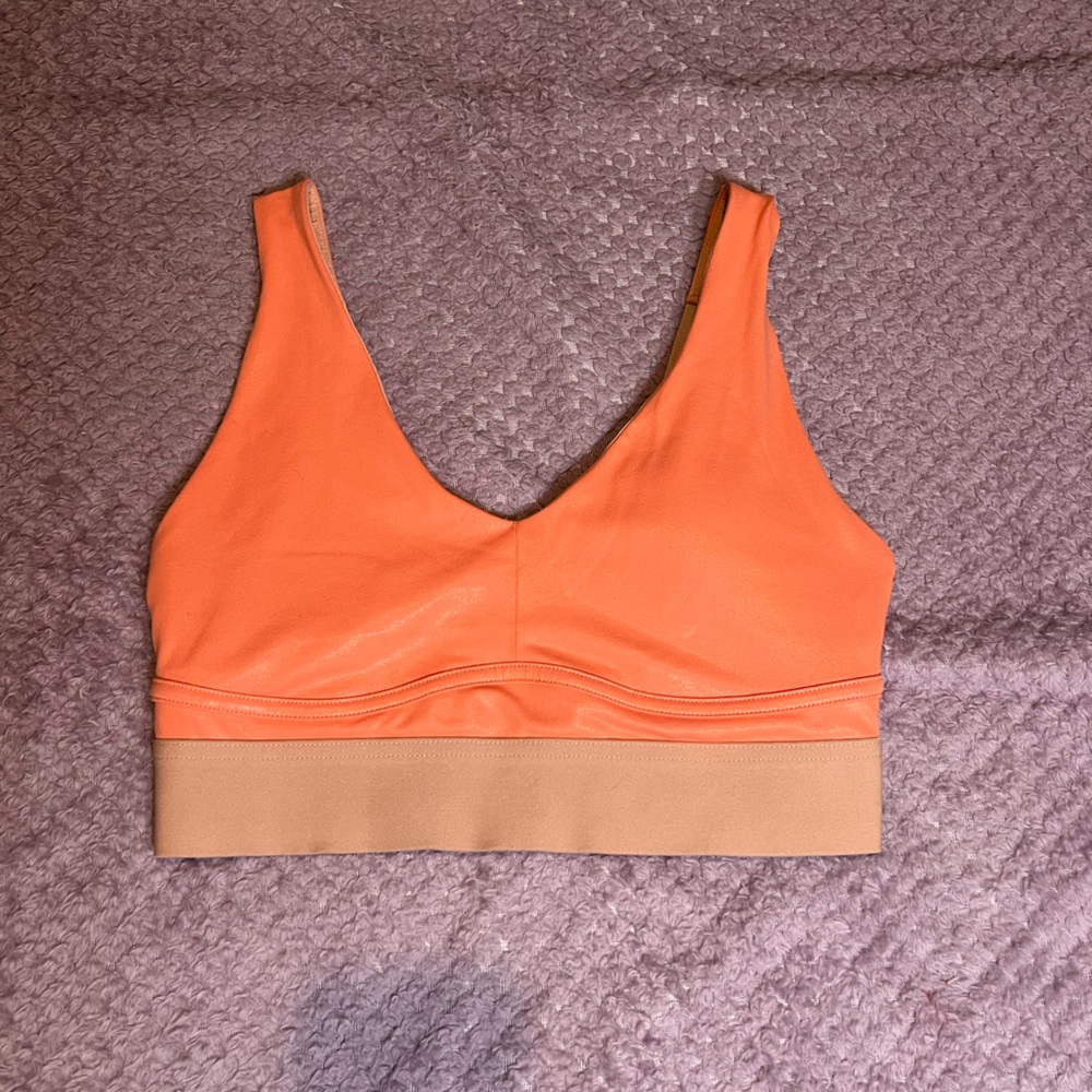 Orange Sports Bra